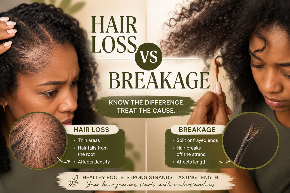 Hair Loss vs. Breakage